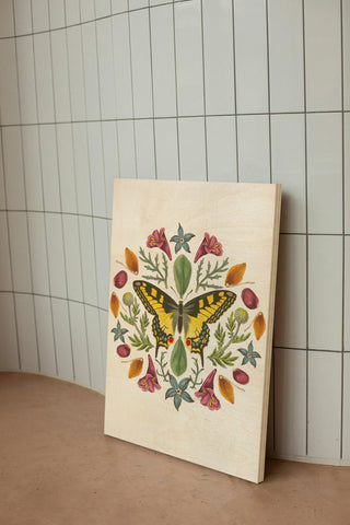 Butterfly Mandala III Vertical Print