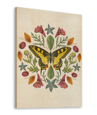 Butterfly Mandala III Vertical Print