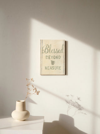 Floursack Kitchen VI Seafoam Vertical Print