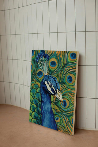Peacock Profile Print