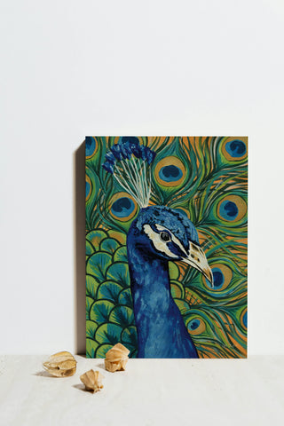 Peacock Profile Print