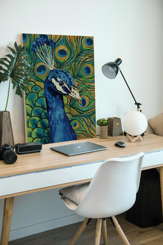 Peacock Profile Print