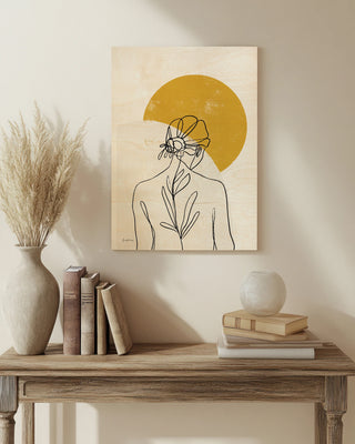 Planted I Round Sun Print