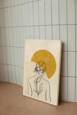Planted I Round Sun Print