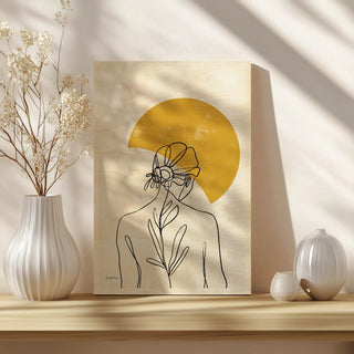 Planted I Round Sun Print