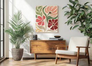 Modern Petals II Print