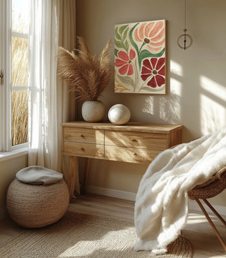 Modern Petals II Print