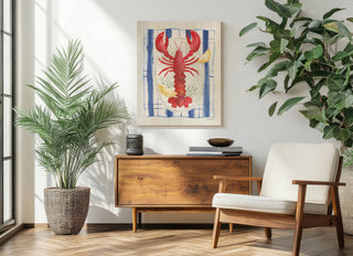 Seafood Platter I Print