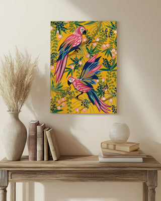 Maximalist Parrots Print