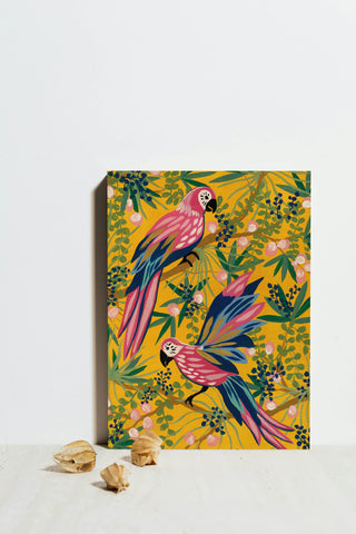 Maximalist Parrots Print