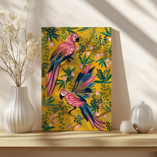 Maximalist Parrots Print