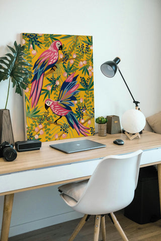 Maximalist Parrots Print