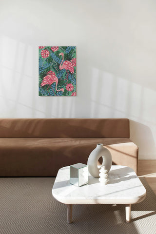Maximalist Flamingos Print