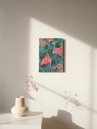 Maximalist Flamingos Print