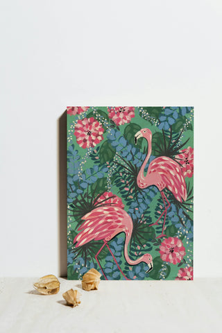 Maximalist Flamingos Print