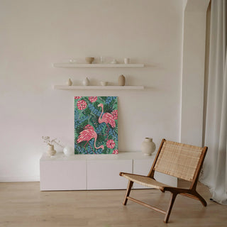 Maximalist Flamingos Print