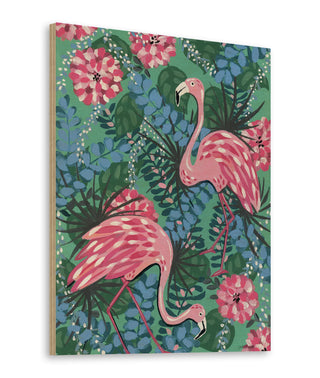 Maximalist Flamingos Print