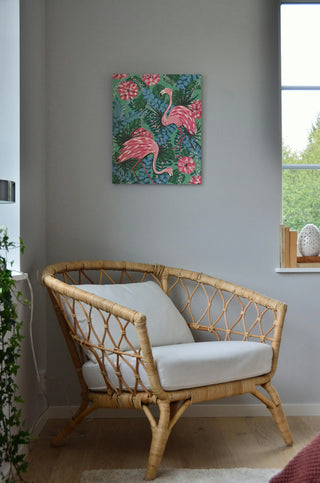 Maximalist Flamingos Print