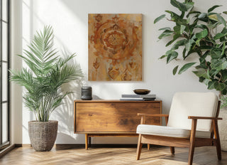 Old World Motif Print