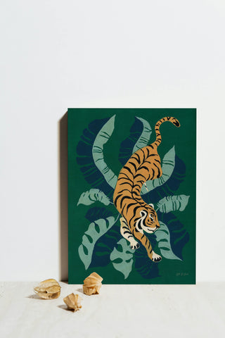 Prowling Tiger Print