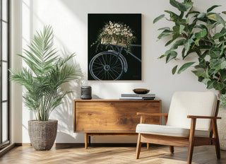 Vintage Bicycle with Florals Print
