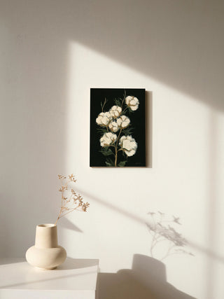 Vintage Stems of Cotton Print
