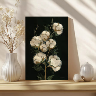 Vintage Stems of Cotton Print