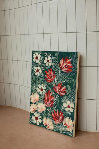 Folksy Floral I Print