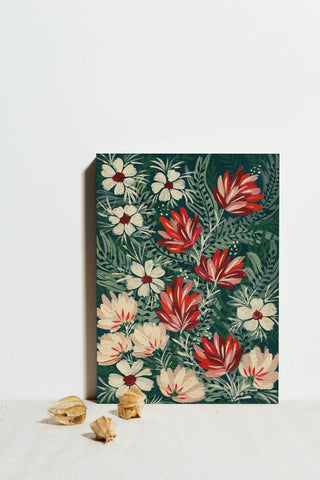 Folksy Floral I Print