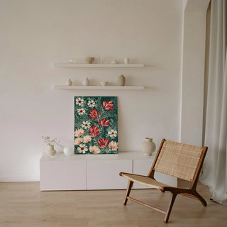 Folksy Floral I Print