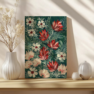 Folksy Floral I Print