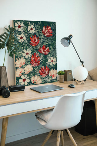 Folksy Floral I Print