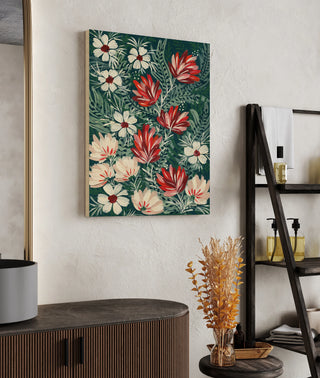 Folksy Floral I Print