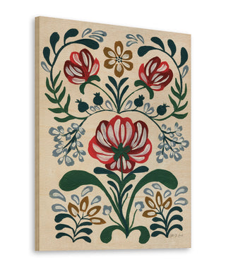 Folksy Floral II Print