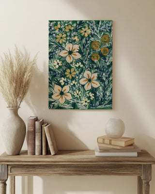 Folksy Floral III Print