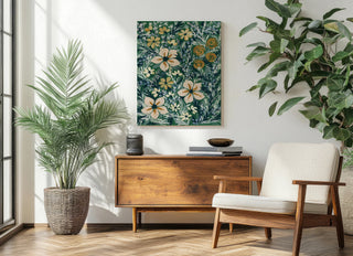 Folksy Floral III Print