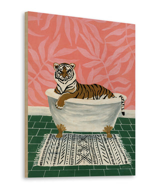 Tiger in Tub Print