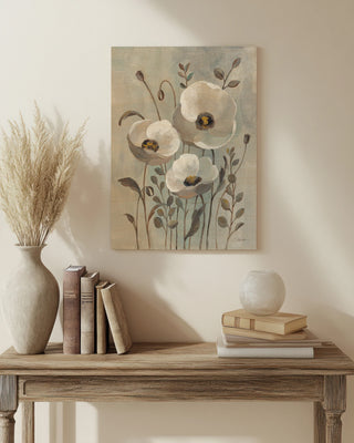 Poppies in Blue II Print