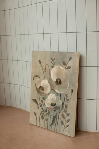 Poppies in Blue II Print