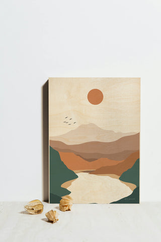 Boho Valley III Print