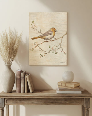 Northern Oriole Flipped Vintage Crop Print