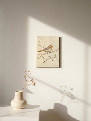Northern Oriole Flipped Vintage Crop Print