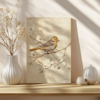 Northern Oriole Flipped Vintage Crop Print