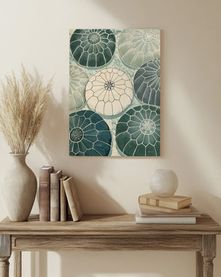 Moroccan Street Poufs Print