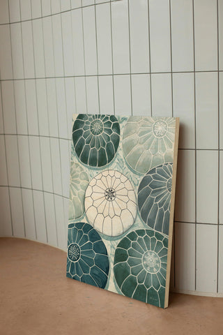 Moroccan Street Poufs Print