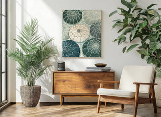 Moroccan Street Poufs Print