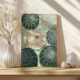 Moroccan Street Poufs Print