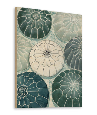 Moroccan Street Poufs Print