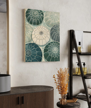 Moroccan Street Poufs Print