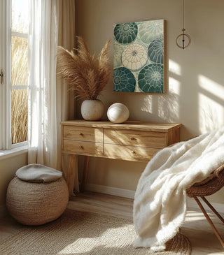 Moroccan Street Poufs Print